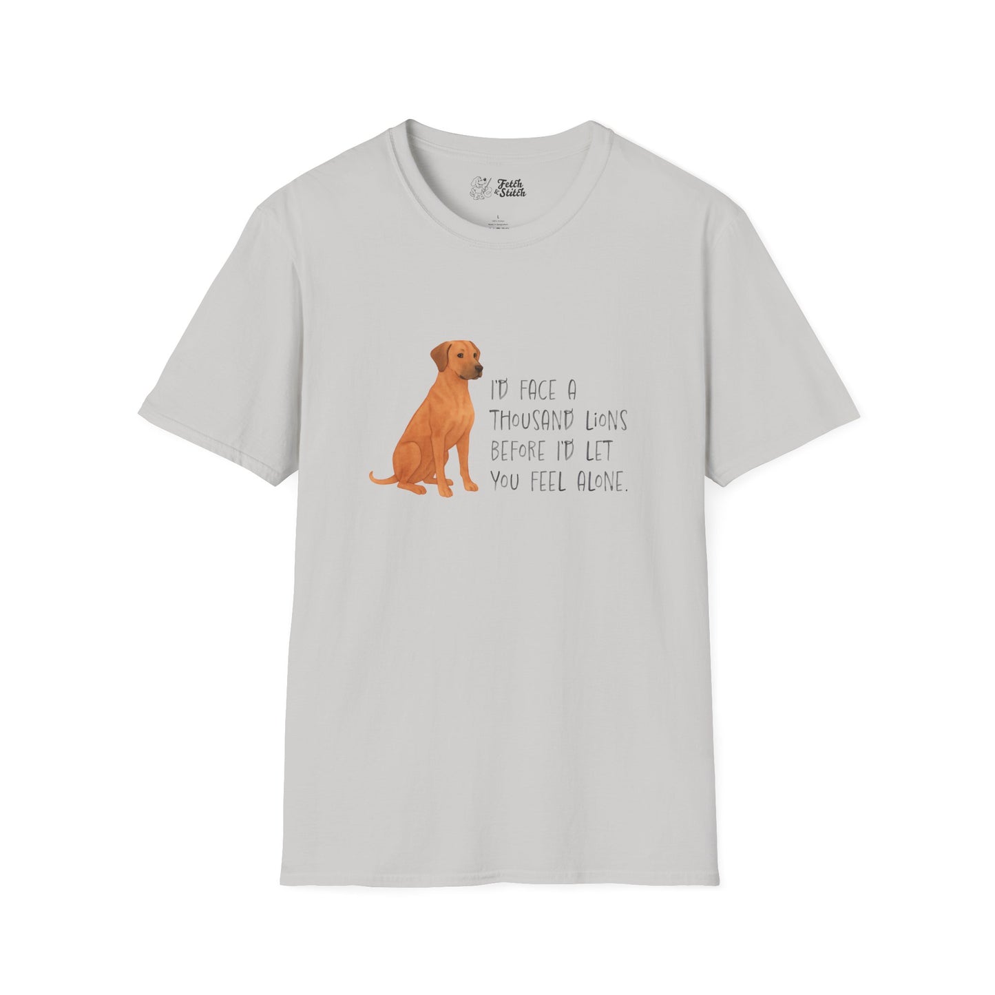 Love message Rhodesian Ridgeback