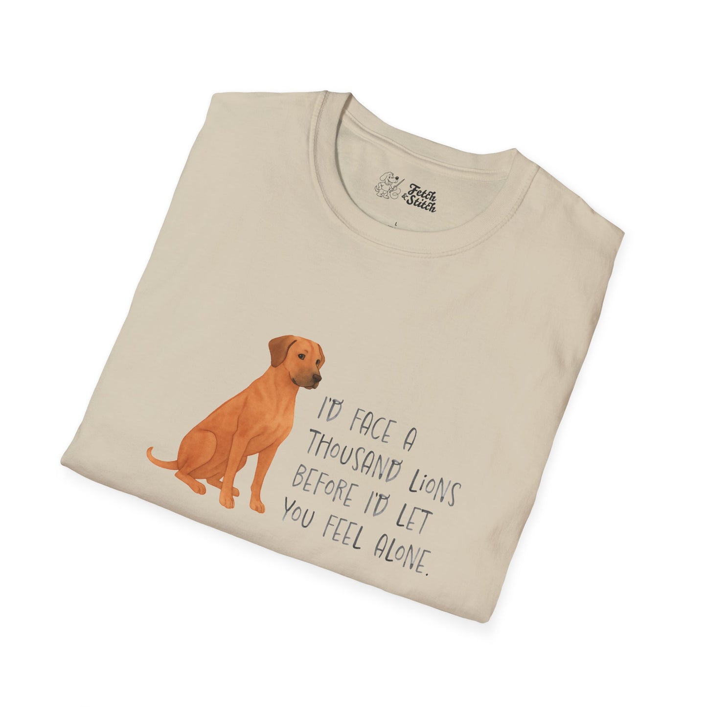 Love message Rhodesian Ridgeback