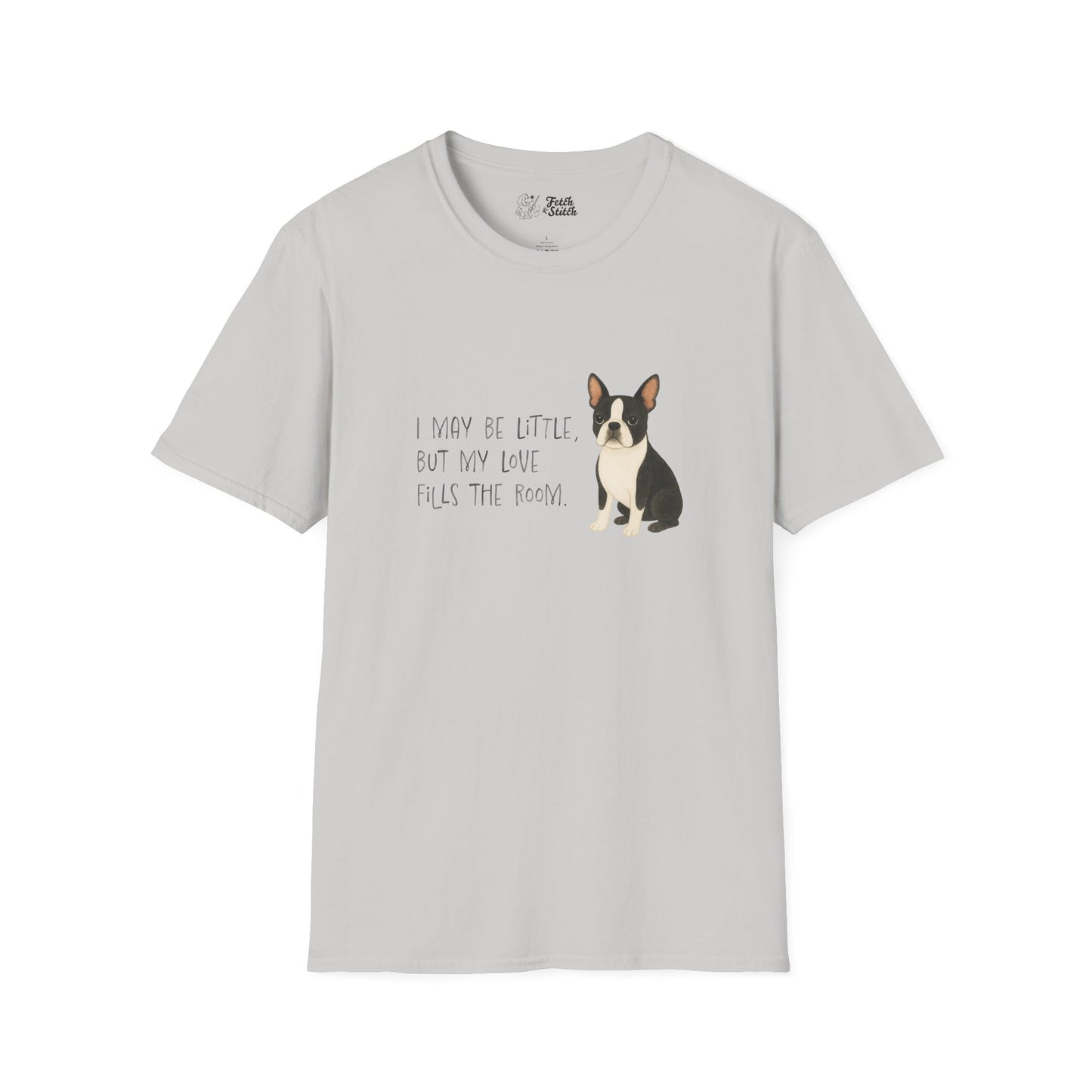 Love message Boston Terrier
