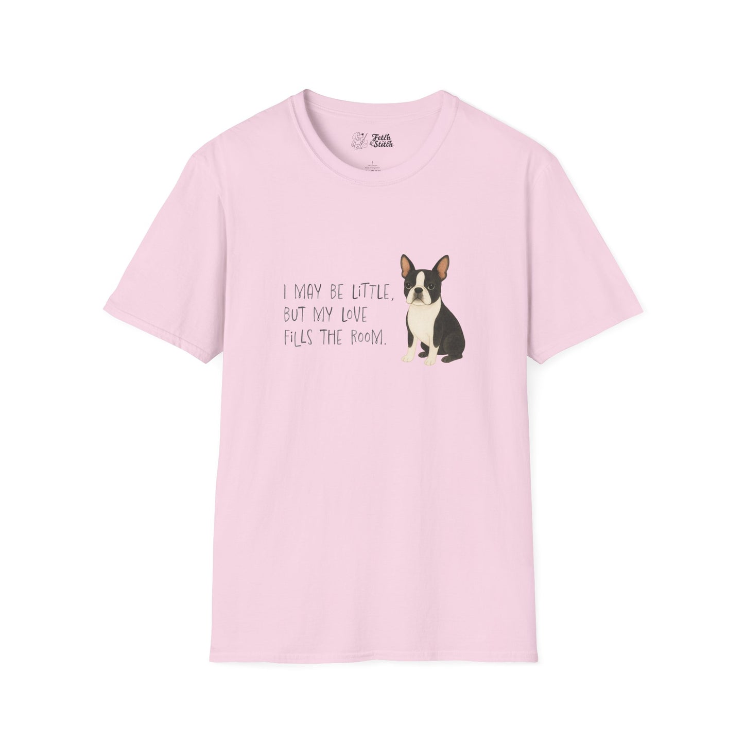Love message Boston Terrier