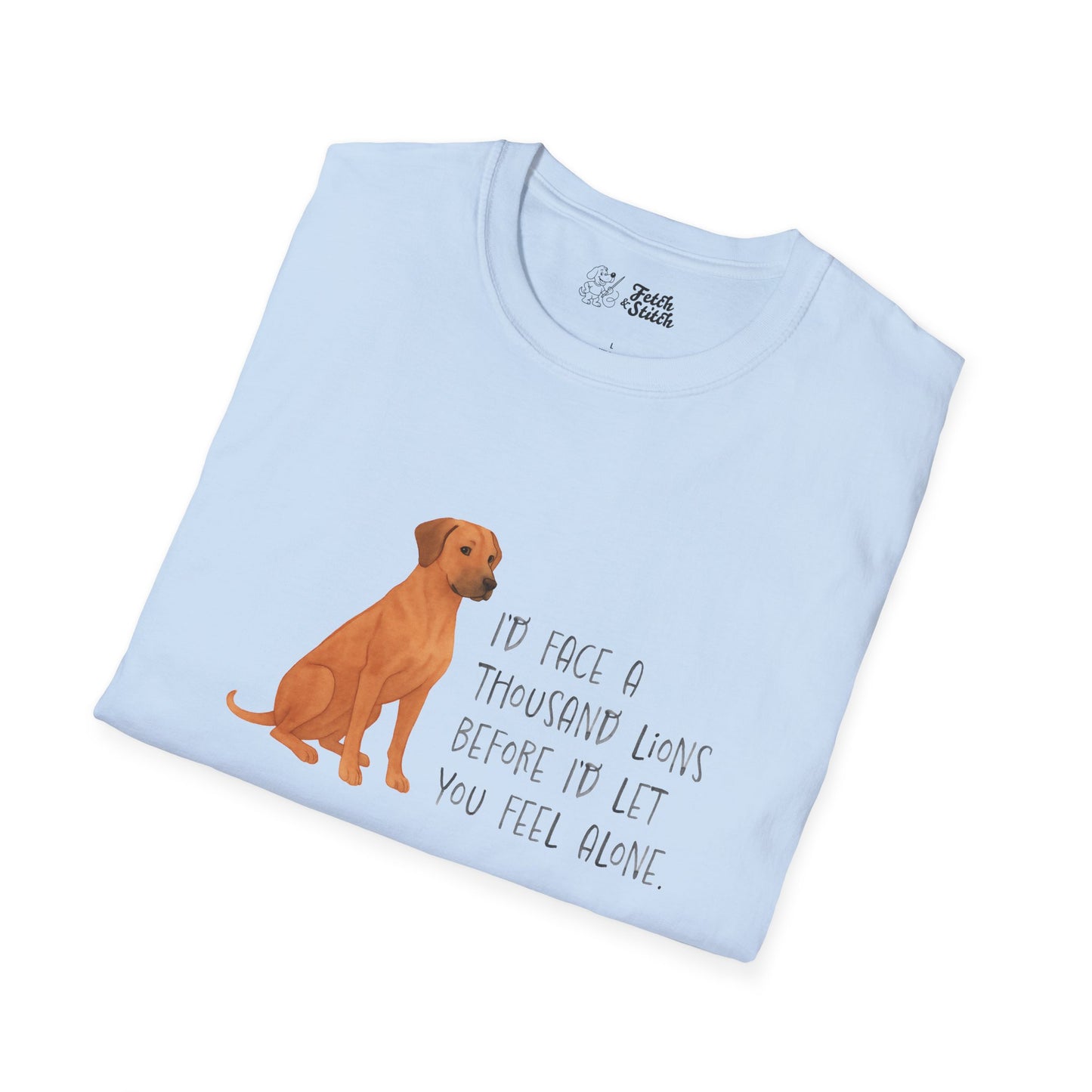 Love message Rhodesian Ridgeback