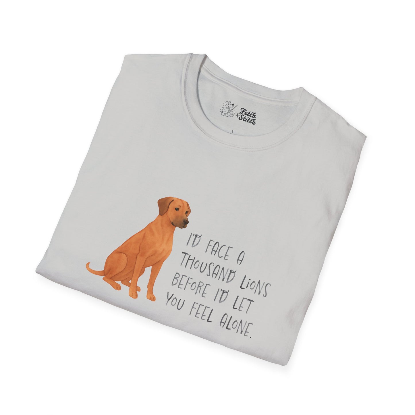 Love message Rhodesian Ridgeback