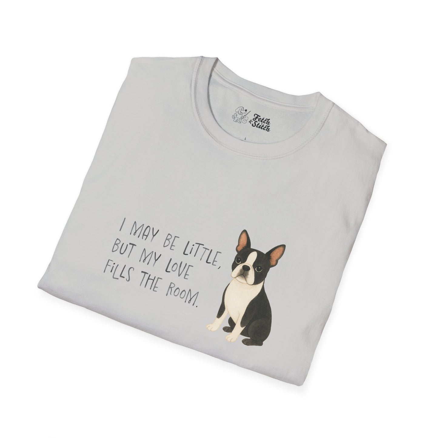 Love message Boston Terrier