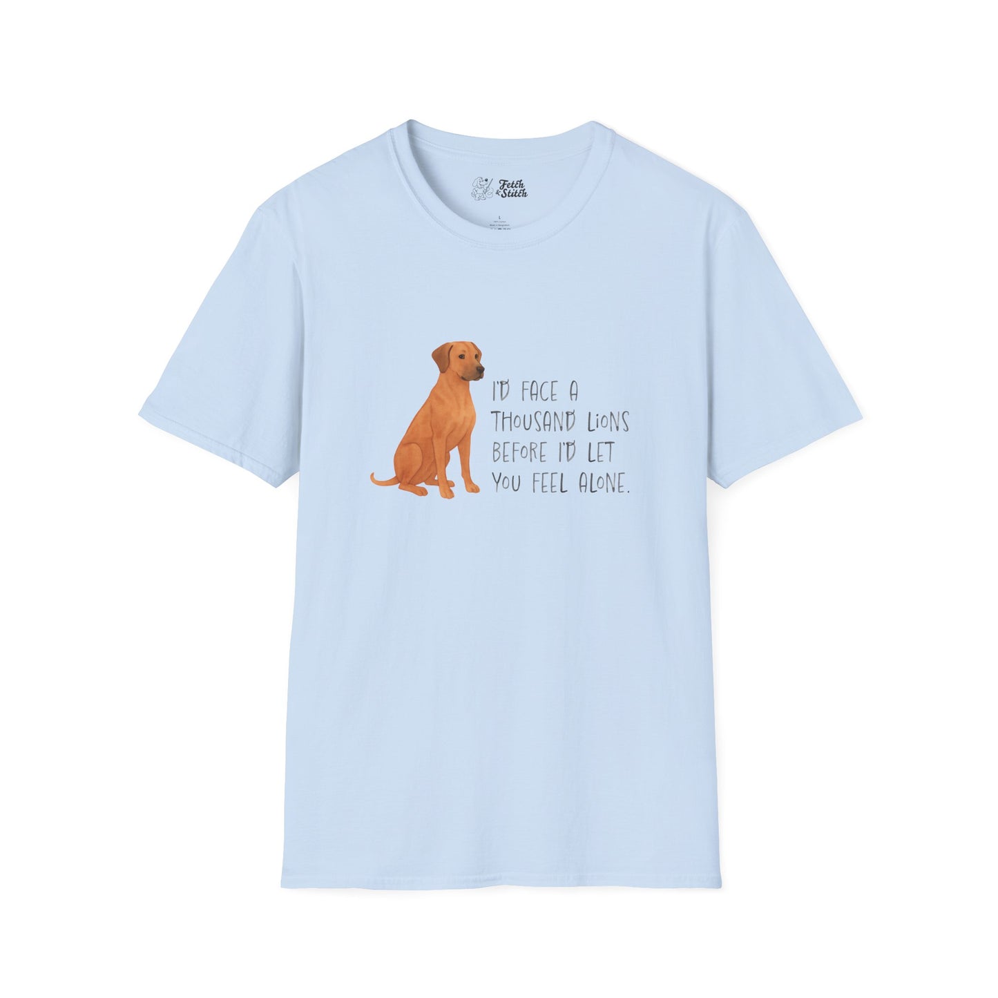 Love message Rhodesian Ridgeback
