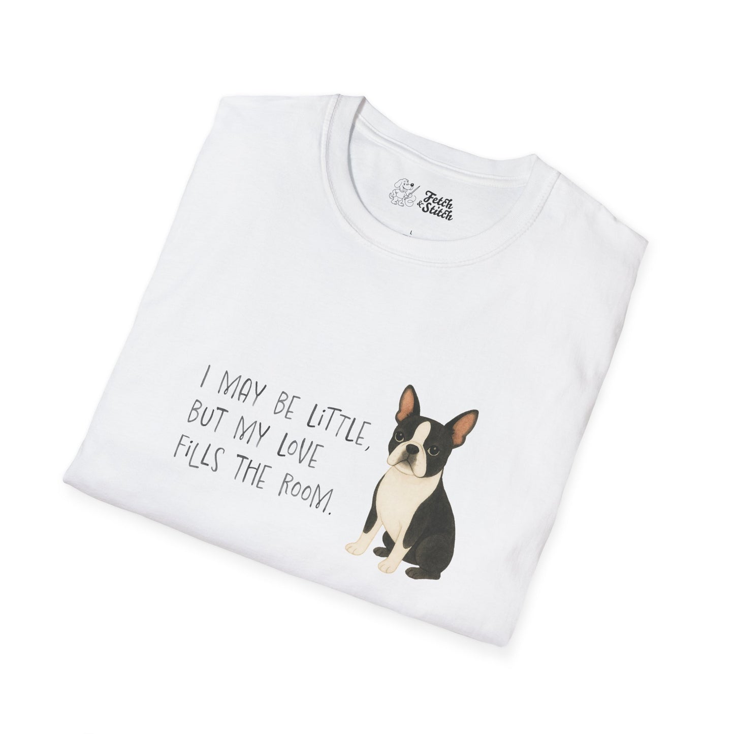 Love message Boston Terrier