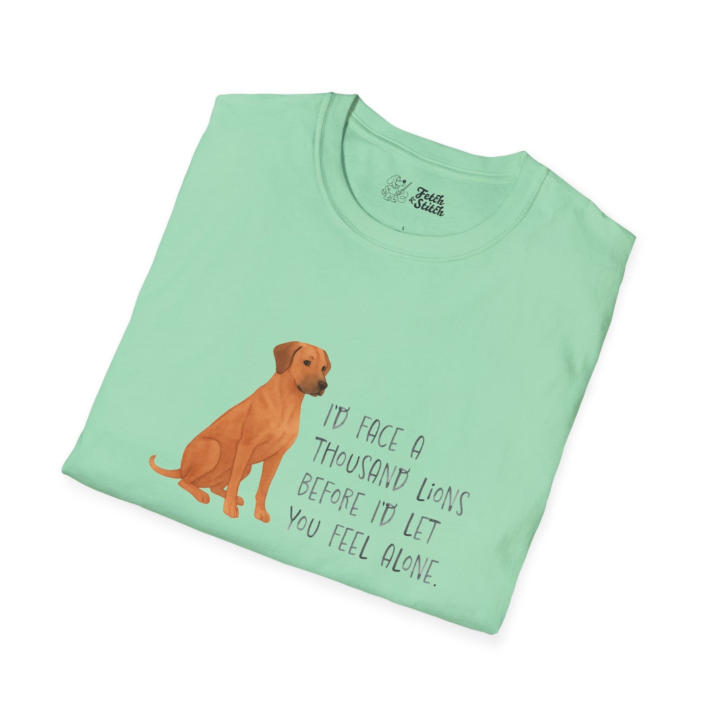 Love message Rhodesian Ridgeback