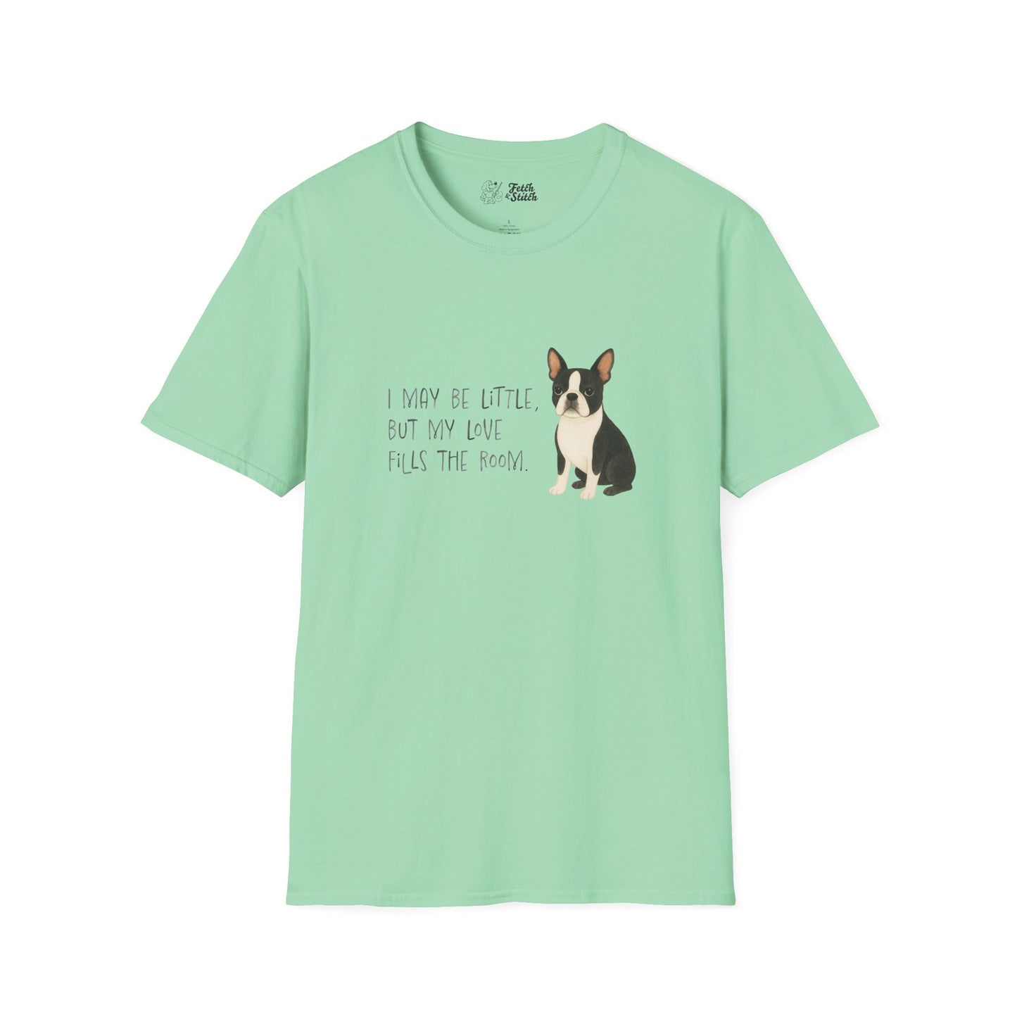 Love message Boston Terrier