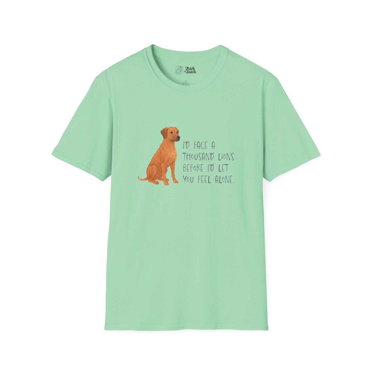 Love message Rhodesian Ridgeback