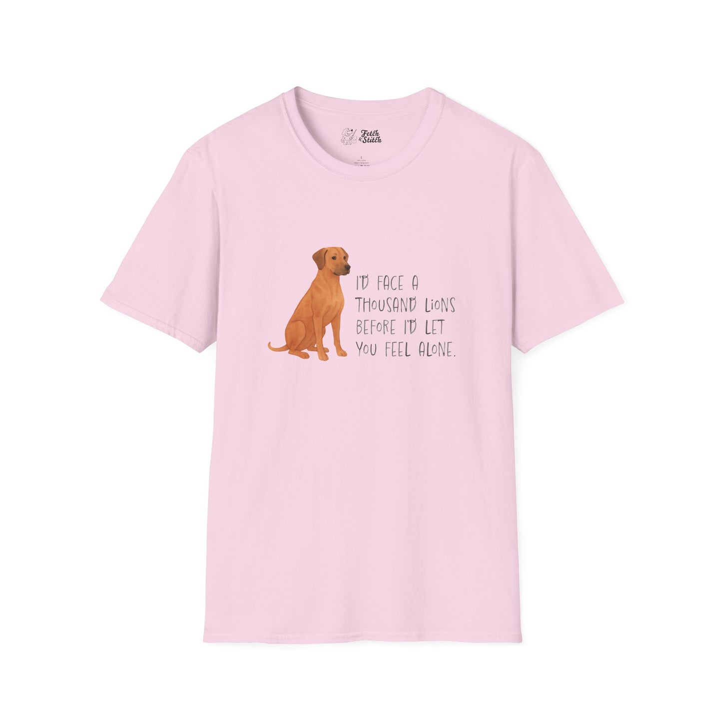 Love message Rhodesian Ridgeback