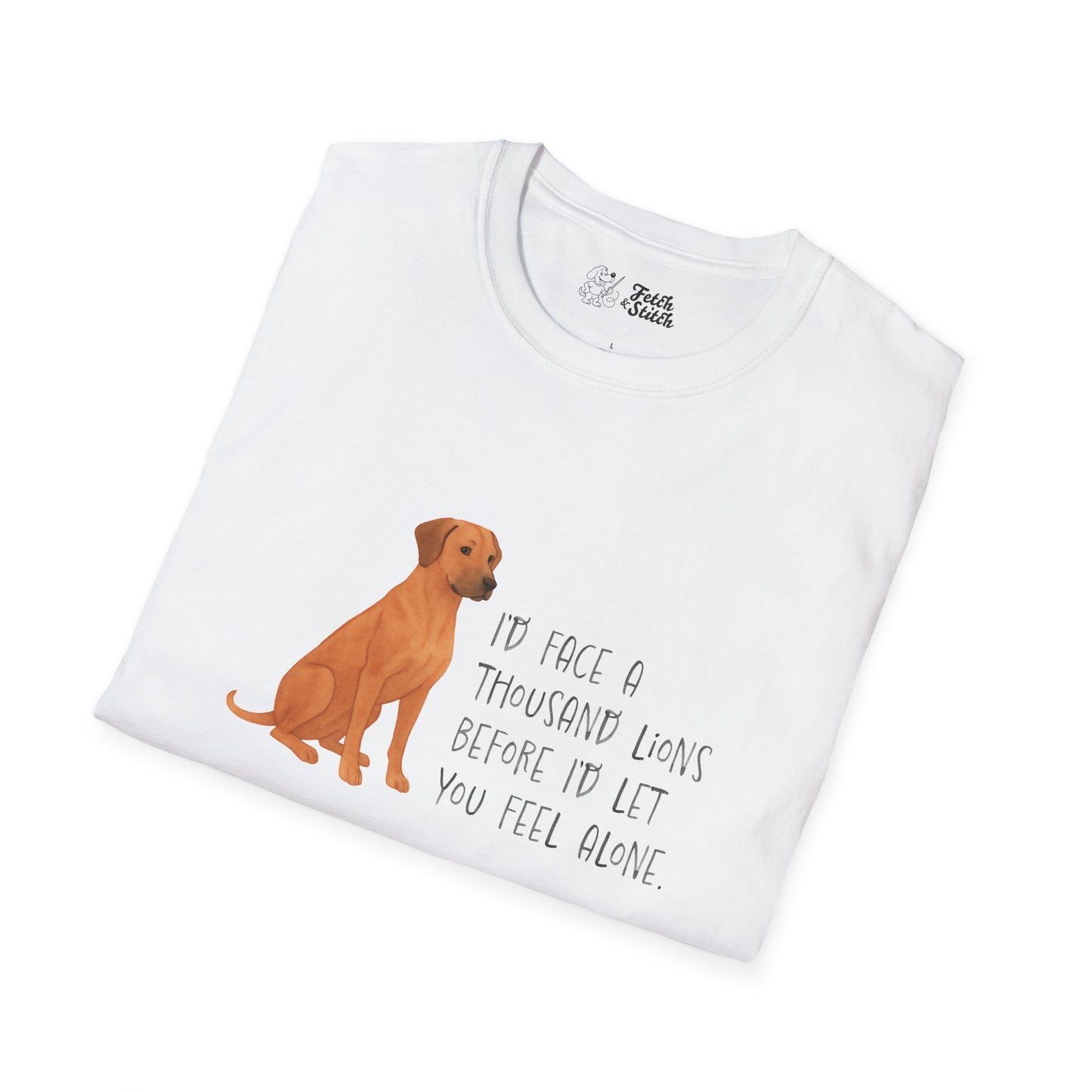 Love message Rhodesian Ridgeback