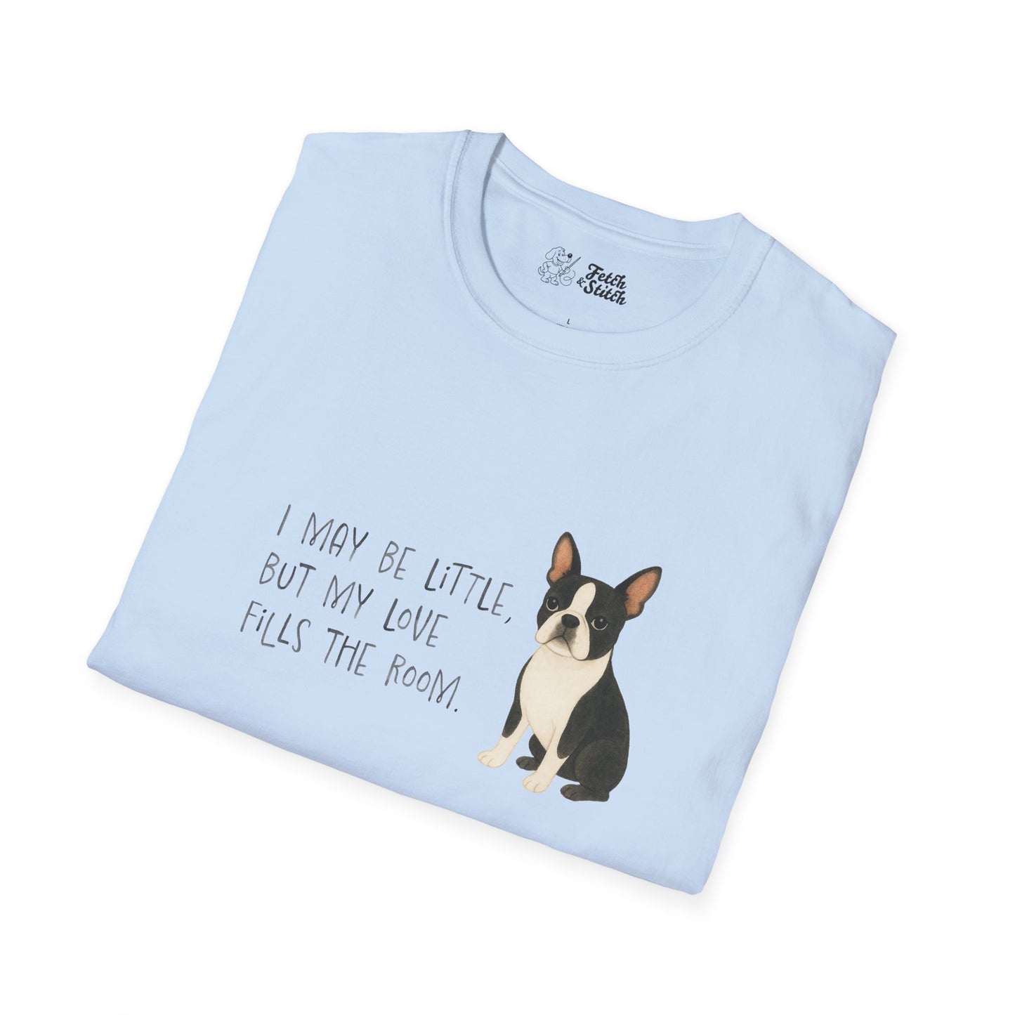 Love message Boston Terrier