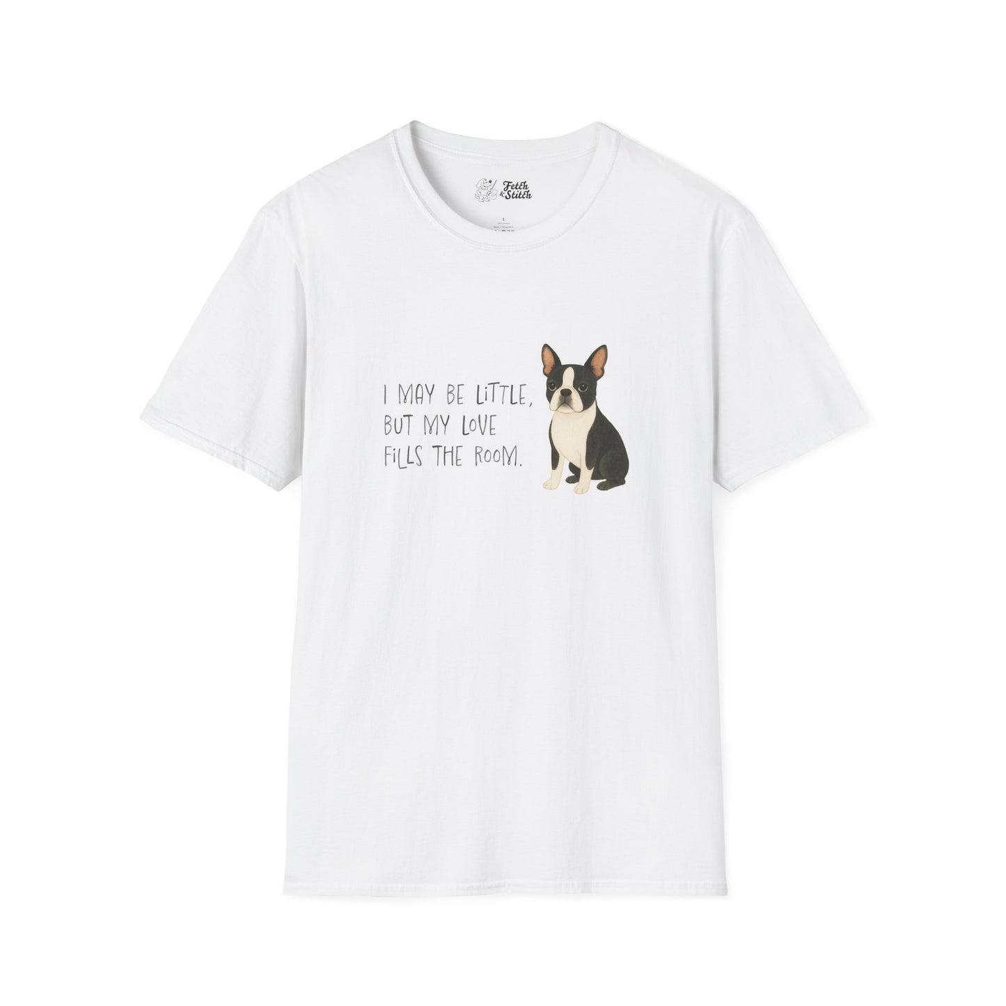Love message Boston Terrier