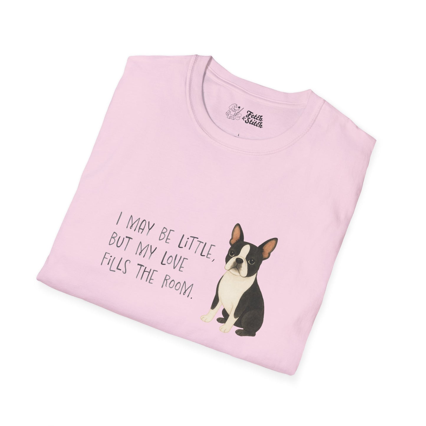 Love message Boston Terrier