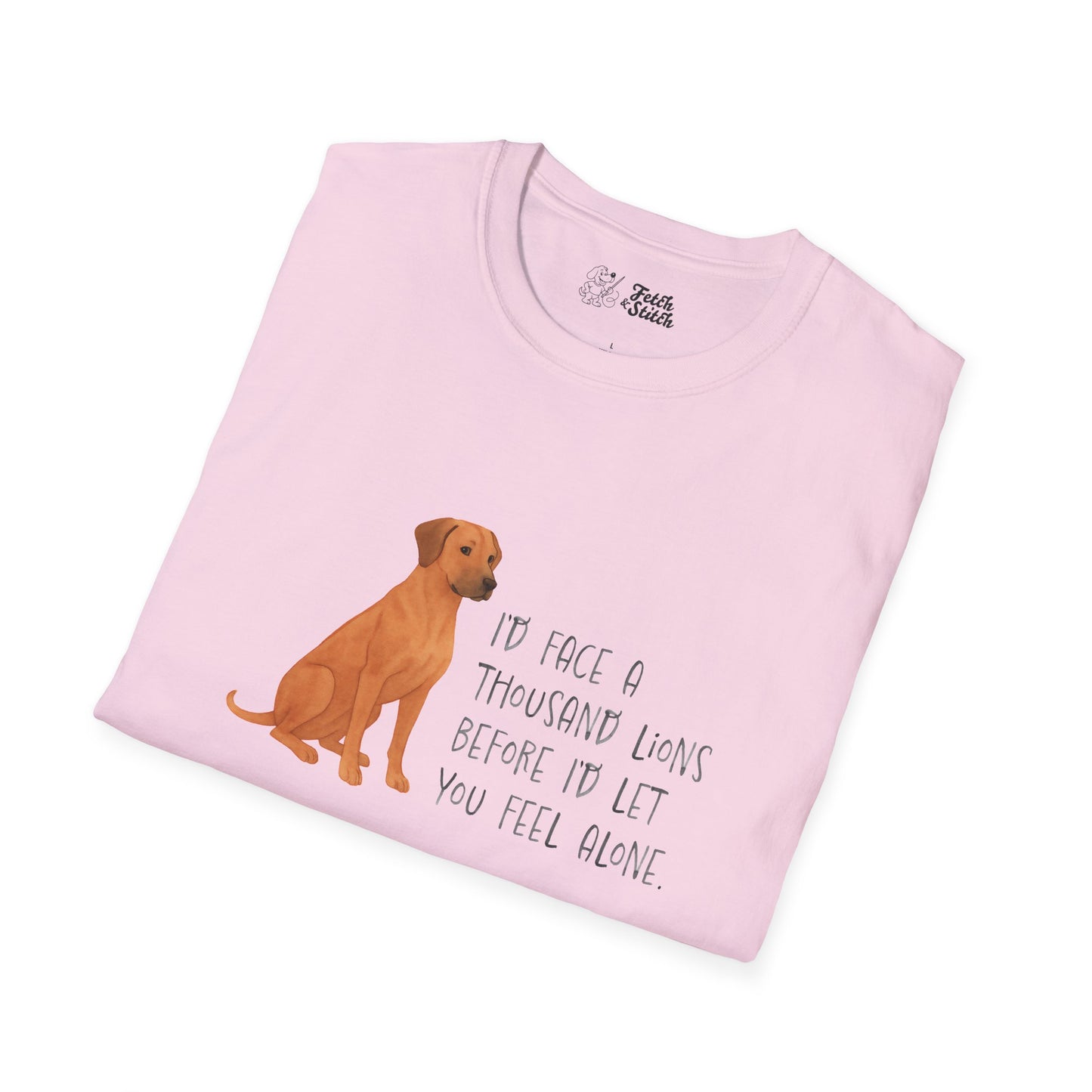 Love message Rhodesian Ridgeback