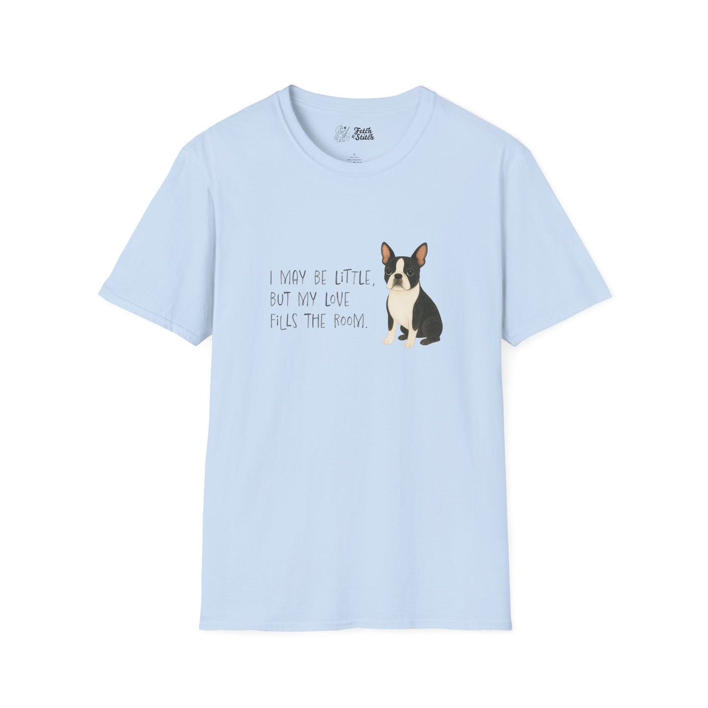 Love message Boston Terrier