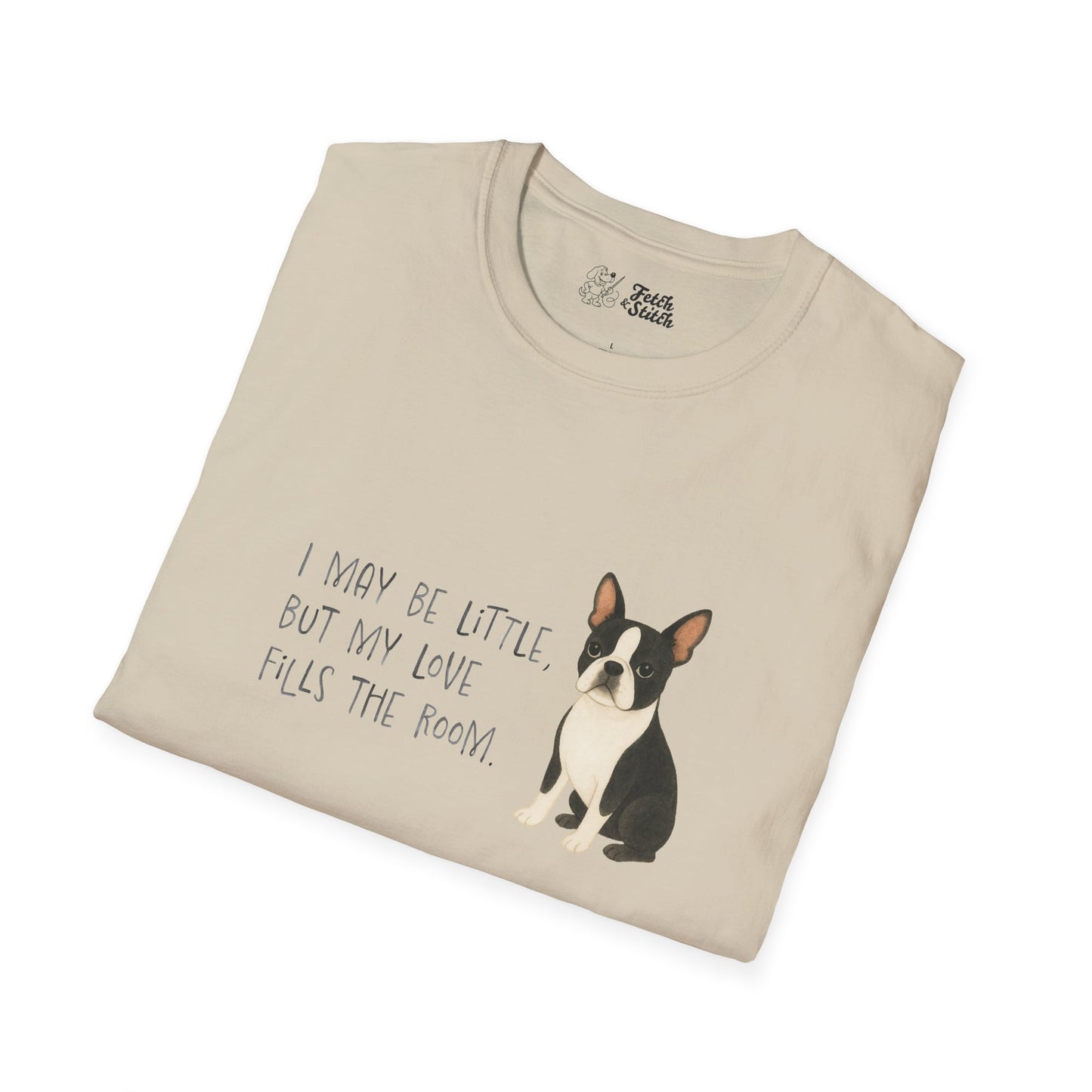 Love message Boston Terrier