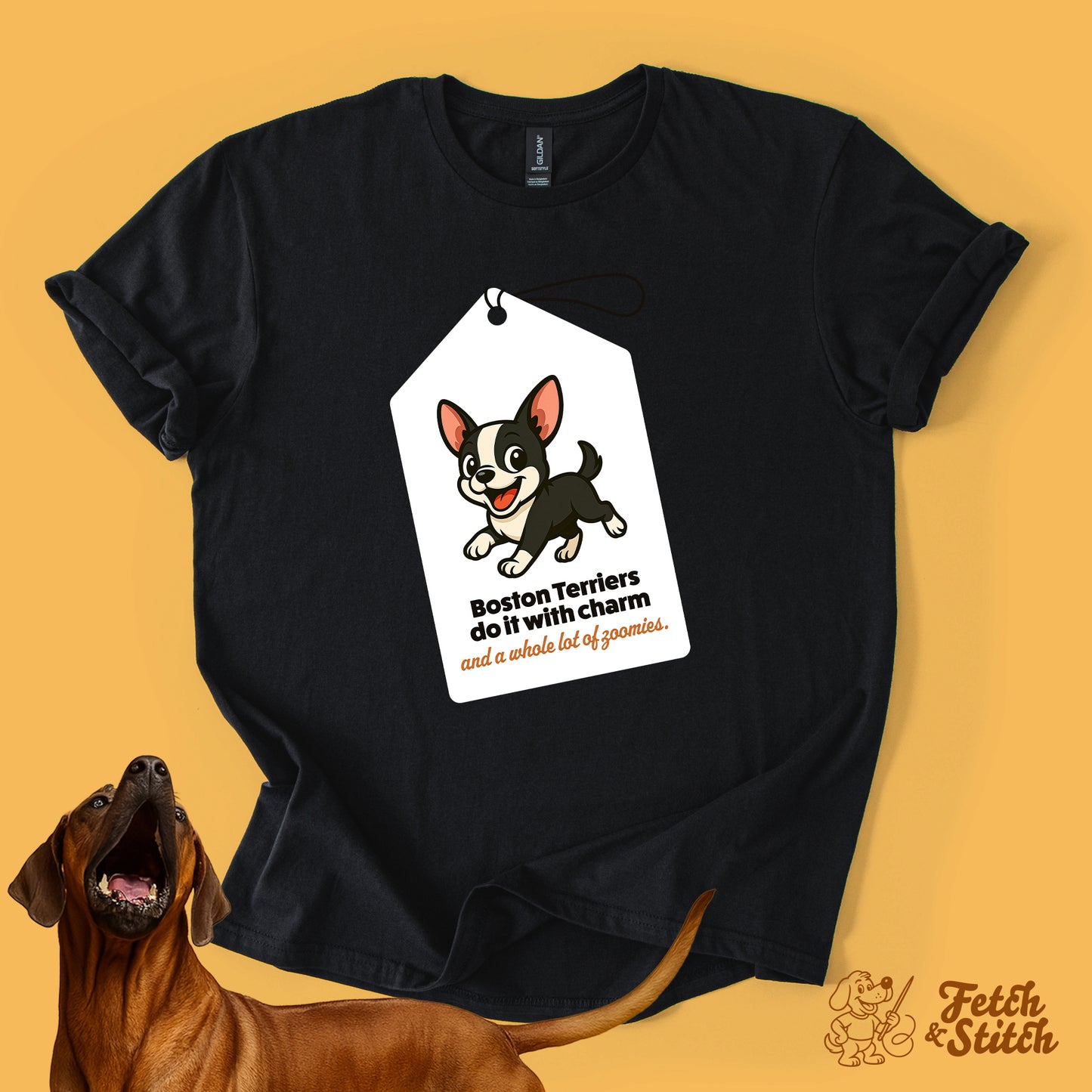 Boston Terrier Tag