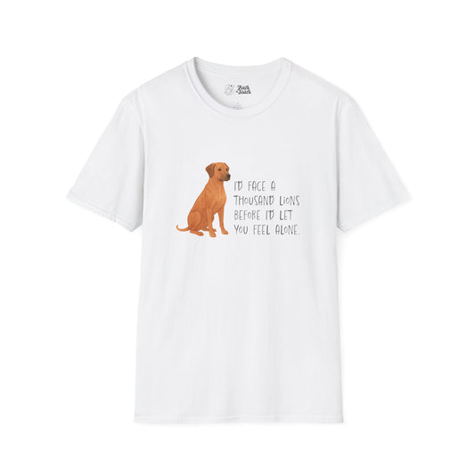 Love message Rhodesian Ridgeback