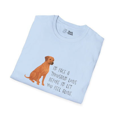 Love message Rhodesian Ridgeback