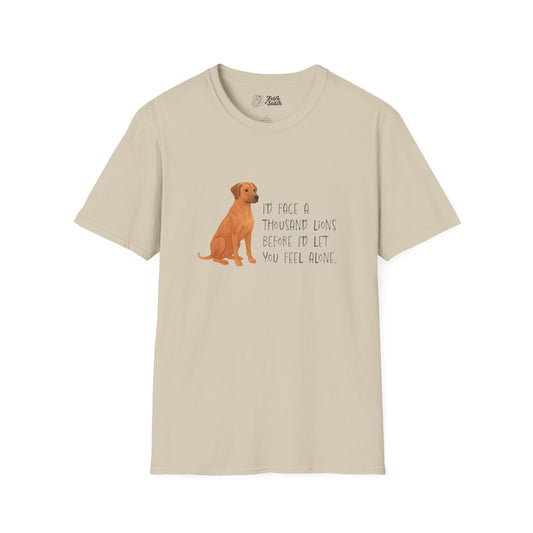 Love message Rhodesian Ridgeback