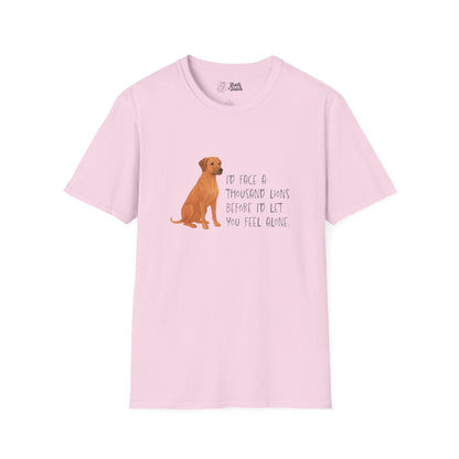 Love message Rhodesian Ridgeback
