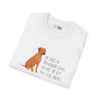 Love message Rhodesian Ridgeback